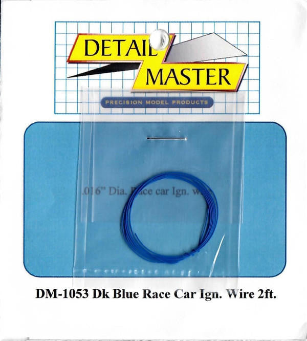 Detail Master 1/24 Racing Ignition Wire Dk. Blue 1053